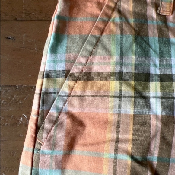 Janie and jack orange plaid shorts - Picture 2 of 5